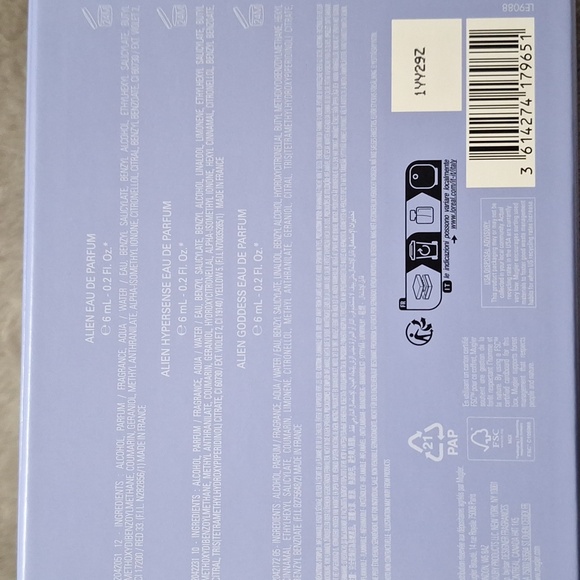 💥Black Friday Sale Price, Today only💥New Mugler Alien 3 Piece Set - Picture 3 of 3